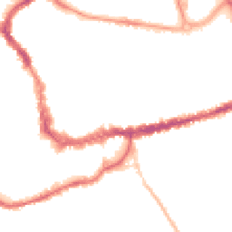Night-time road noise heatmap for TA1 1RD