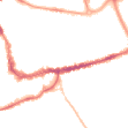 Night-time road noise heatmap for TA1 1RX