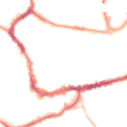 Night-time road noise heatmap for TA1 1SN