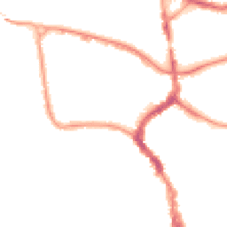 Night-time road noise heatmap for TA1 1TL