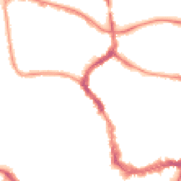 Night-time road noise heatmap for TA1 1UD