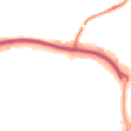 Night-time road noise heatmap for TA1 2EX