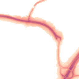 Night-time road noise heatmap for TA1 2FJ