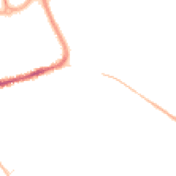 Night-time road noise heatmap for TA1 2HP