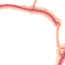 Night-time road noise heatmap for TA1 2XH