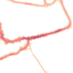 Night-time road noise heatmap for TA1 3EW