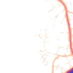 Daytime road noise heatmap for TA1 3GA