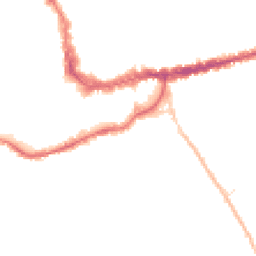 Night-time road noise heatmap for TA1 3NN