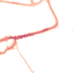 Night-time road noise heatmap for TA1 3SU