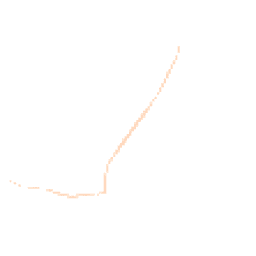 Night-time road noise heatmap for TA1 4LX