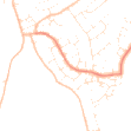 Daytime road noise heatmap for TA1 4NG