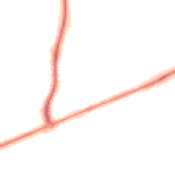 Night-time road noise heatmap for TA1 5DR