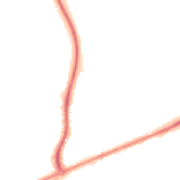 Night-time road noise heatmap for TA1 5EX