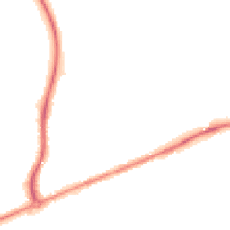 Night-time road noise heatmap for TA1 5GA