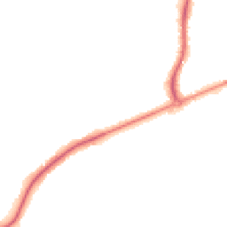 Night-time road noise heatmap for TA1 5HD