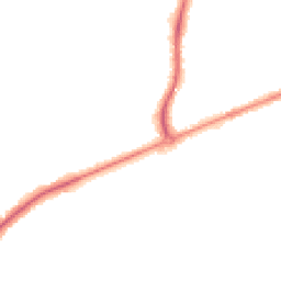 Night-time road noise heatmap for TA1 5HE