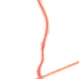 Night-time road noise heatmap for TA1 5HF