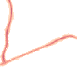 Night-time road noise heatmap for TA1 5LR