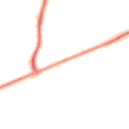 Night-time road noise heatmap for TA1 5LU