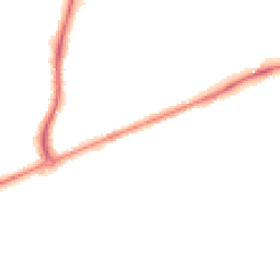 Night-time road noise heatmap for TA1 5NH