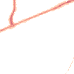 Night-time road noise heatmap for TA1 5NS