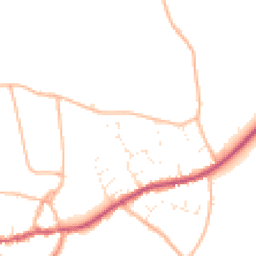 Daytime road noise heatmap for TA10 0AG