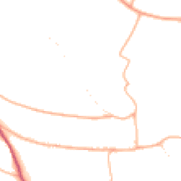 Daytime road noise heatmap for TA10 0DB