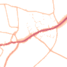 Daytime road noise heatmap for TA10 0EG