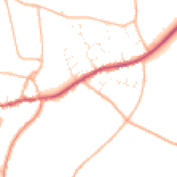 Daytime road noise heatmap for TA10 0EH