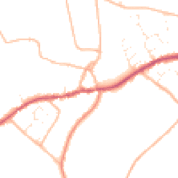 Daytime road noise heatmap for TA10 0ES