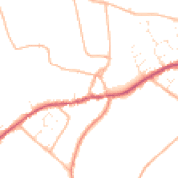 Daytime road noise heatmap for TA10 0HD