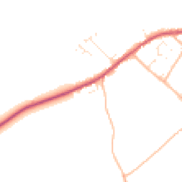 Daytime road noise heatmap for TA10 0HX