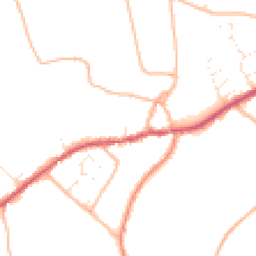 Daytime road noise heatmap for TA10 0JQ