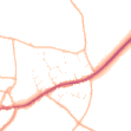Daytime road noise heatmap for TA10 0PS
