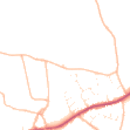 Daytime road noise heatmap for TA10 0PZ