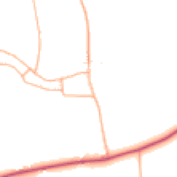 Daytime road noise heatmap for TA10 9AE