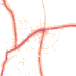 Daytime road noise heatmap for TA10 9FE