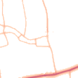 Daytime road noise heatmap for TA10 9FN