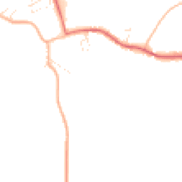Daytime road noise heatmap for TA10 9HE