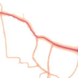 Daytime road noise heatmap for TA10 9LX