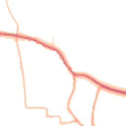 Daytime road noise heatmap for TA10 9NX