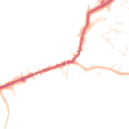 Daytime road noise heatmap for TA10 9PD