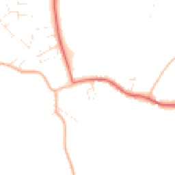 Daytime road noise heatmap for TA10 9QS