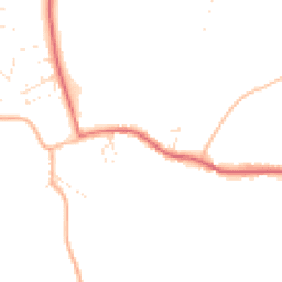 Daytime road noise heatmap for TA10 9QT
