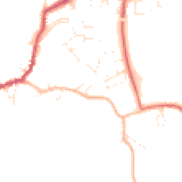 Daytime road noise heatmap for TA10 9QW