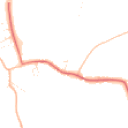 Daytime road noise heatmap for TA10 9QX