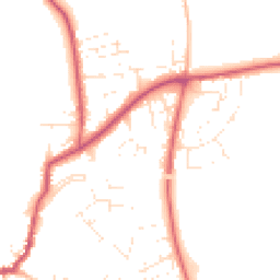 Daytime road noise heatmap for TA10 9ST