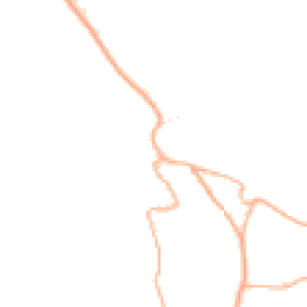 Daytime road noise heatmap for TA11 6AD