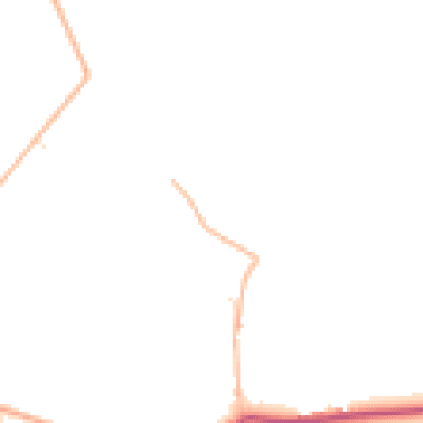 Daytime road noise heatmap for TA11 6BD