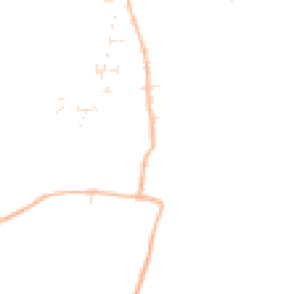 Daytime road noise heatmap for TA11 6EH